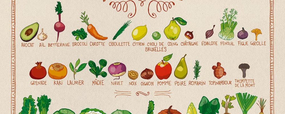 Légumes et fruits de novembre